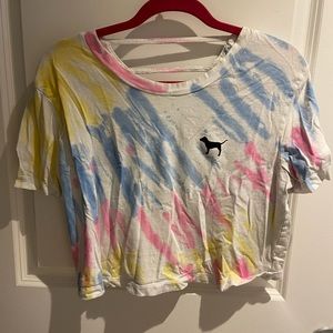 PINK Tie Dye T Shirt